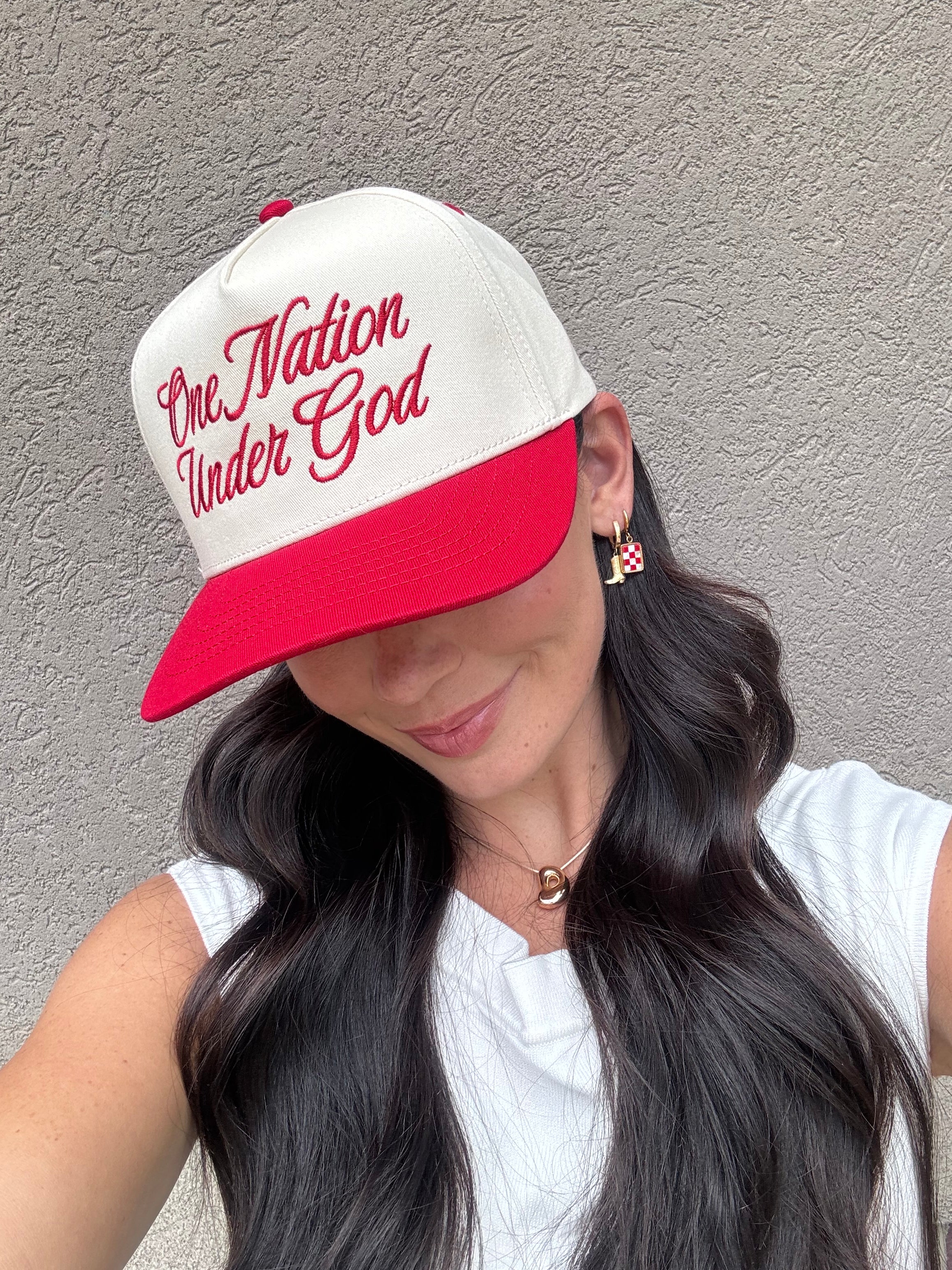 ONE NATION HAT (RED)