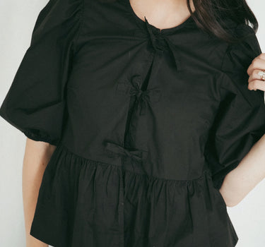 BLOWN AWAY TOP BLACK