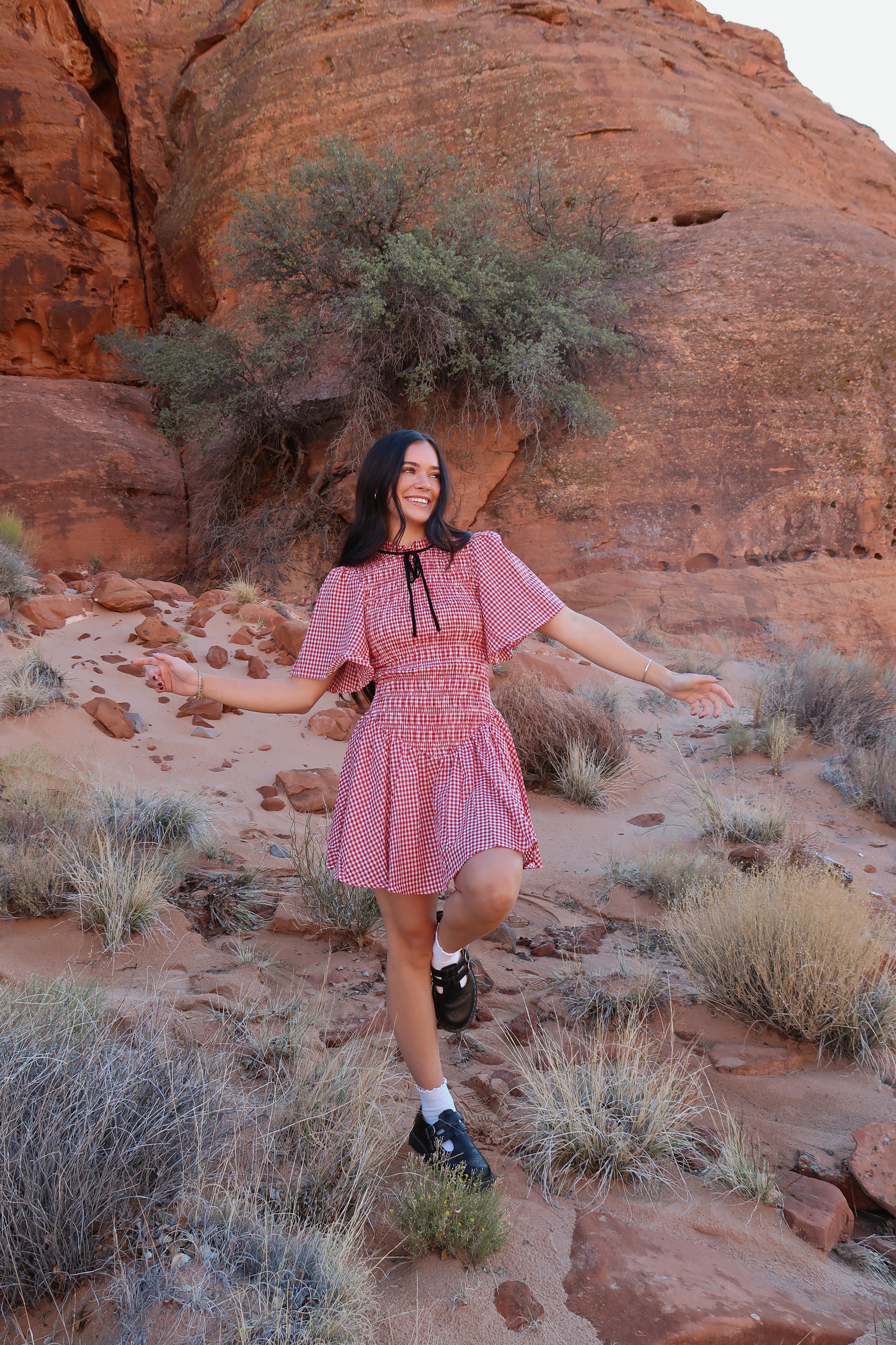KATHERINE DRESS (red)