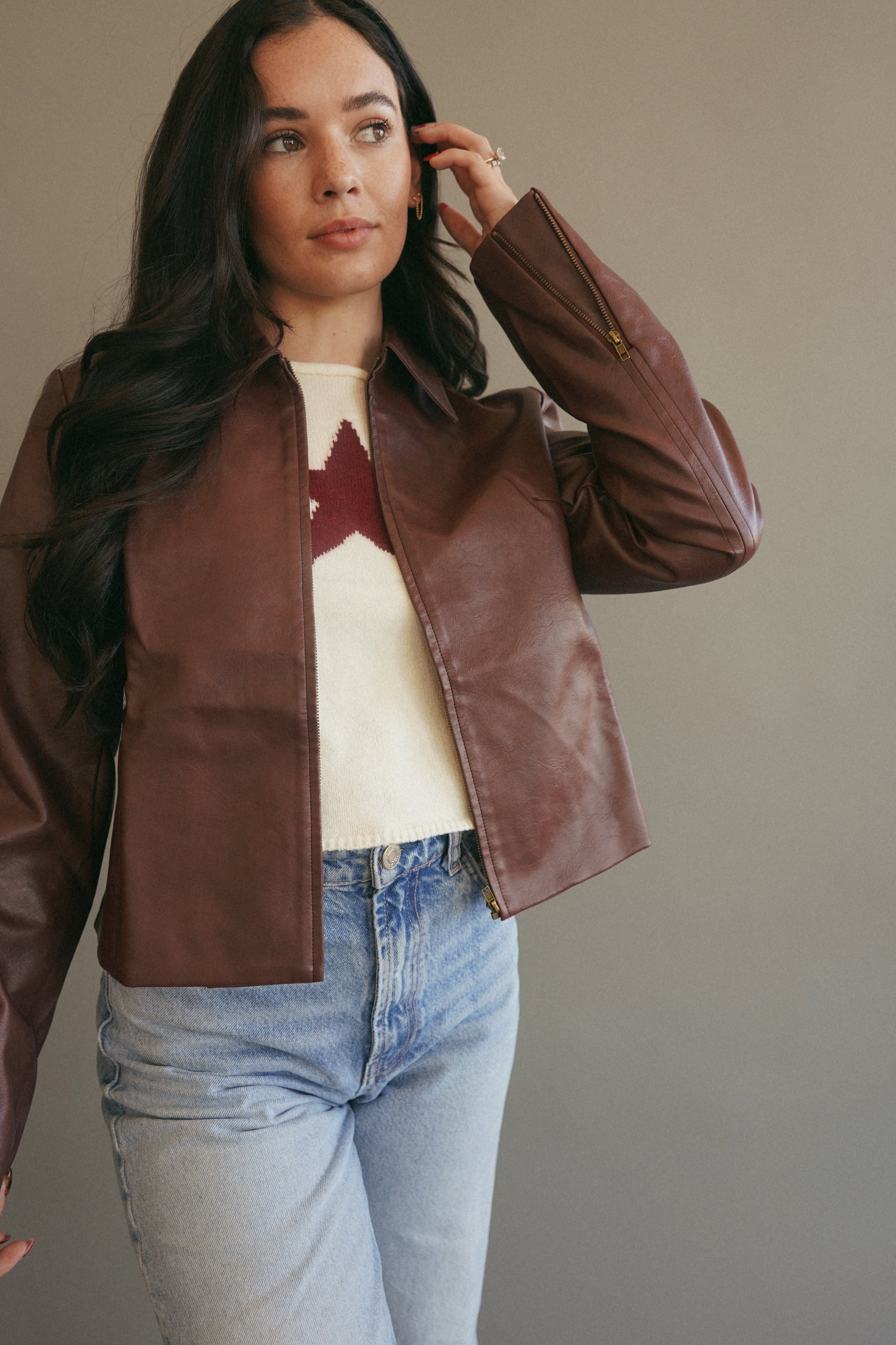 LILY LEATHER JACKET